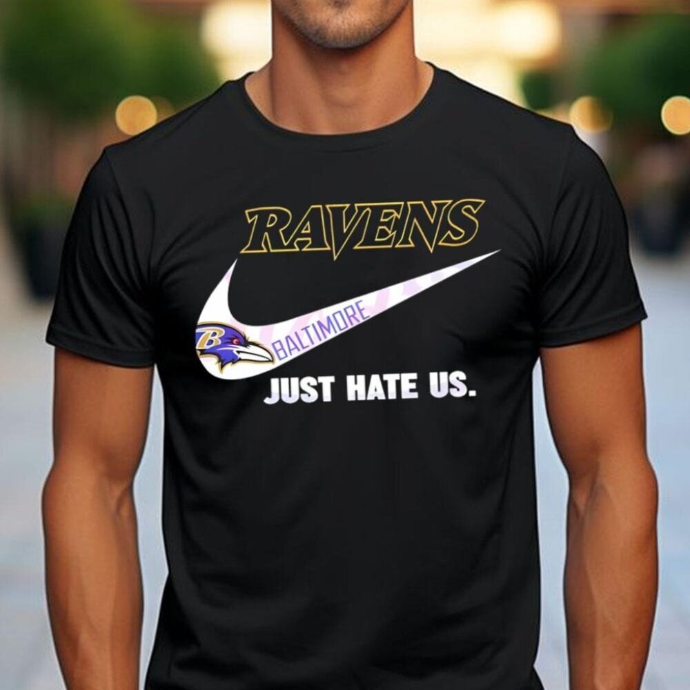 Baltimore Ravens Nike Just Hate Us 2025 Sweatshirt NFL Crewneck Fan Graphic 79
